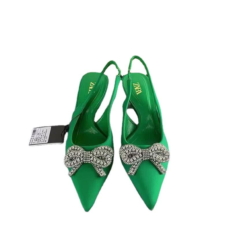 Dames Pumps & High Heels | La Medusa Satin Slingsback Pumps Pumps & High Heels Dames