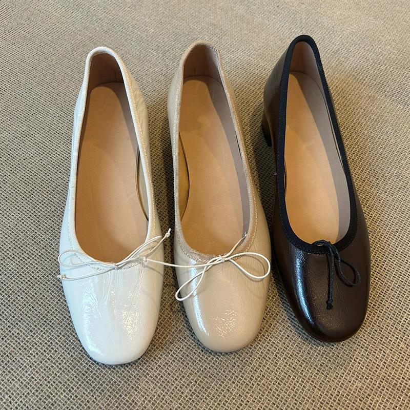 Dames Slippers & Mules | Ava Leather Ballet Pump Schoenen Dames