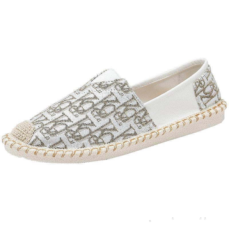 Dames Sneakers | Scarpad Espa35 Intreccio Bianco Espadrilles Dames